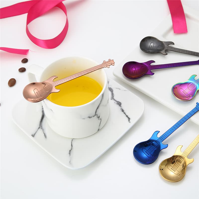 Sendok Teh Dessert Model Gitar Spoon Stainless Steel