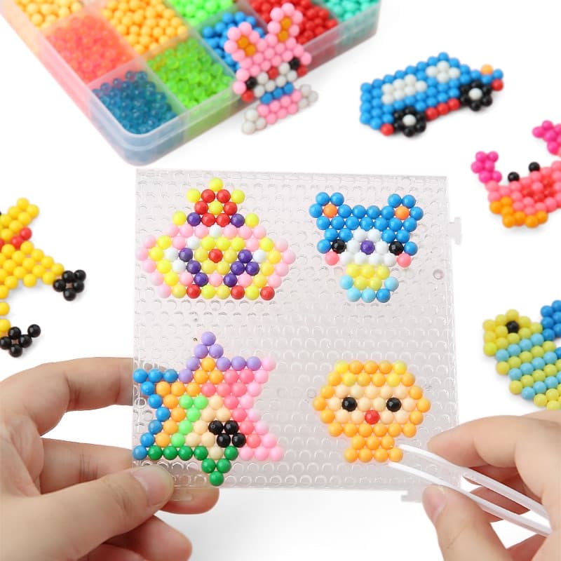 Manik Manik DIY Mainan Edukasi Anak Magic Beads Puzzle Set 6000 PCS - Yuanlebao Mainan Manik-Manik DIY Magic Mold Beads Puzzle 6000PCS - YL003 THUHMC_MULTI_WARNA Manik Manik DIY Mainan Edukasi Anak Magic Beads Puzzle Set 6000 PCS - Yuanlebao Mainan Manik-Manik DIY Magic Mold Beads Puzzle 6000PCS - YL003 THUHMC_MULTI_WARNA