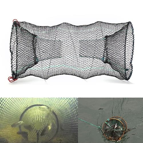 Jaring Pancing Ikan Udang Fishing Net Cage Foldable