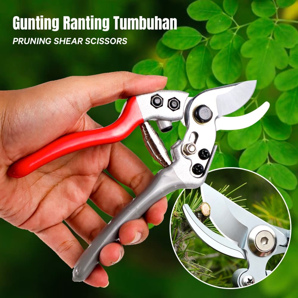 Gunting Tanaman dan Dahan Ranting Garden Pruning Shears Scissors