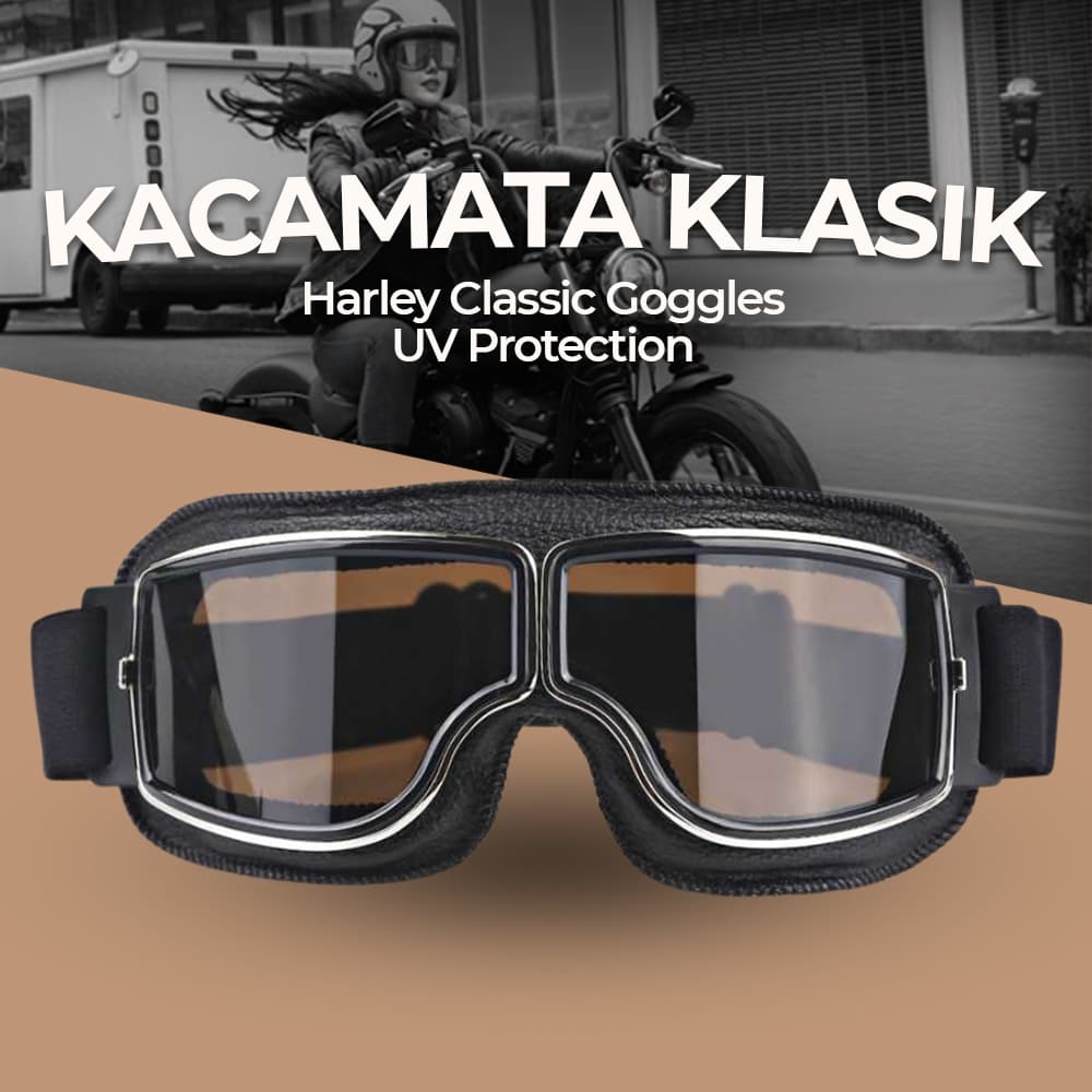 Kacamata Goggles Classic Harley UV Protection