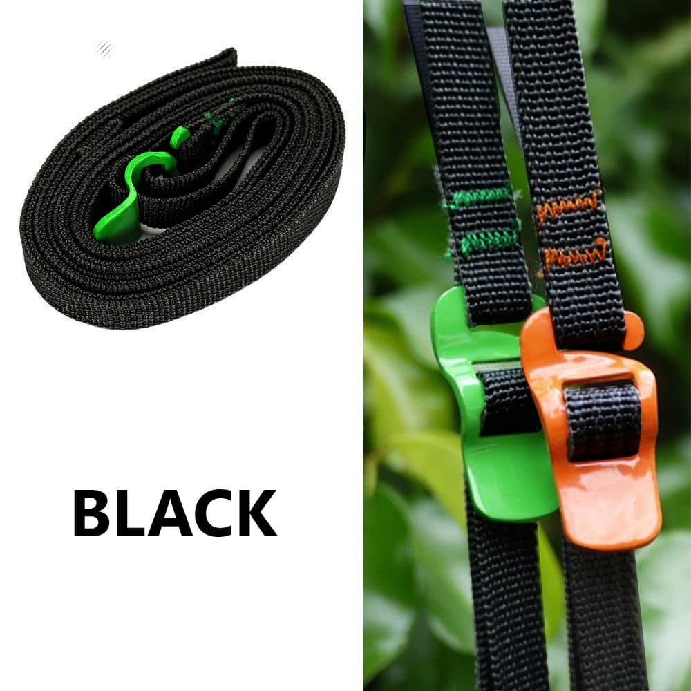 Strap Tali Pengikat Barang Camping Rope Metal Quick Hook