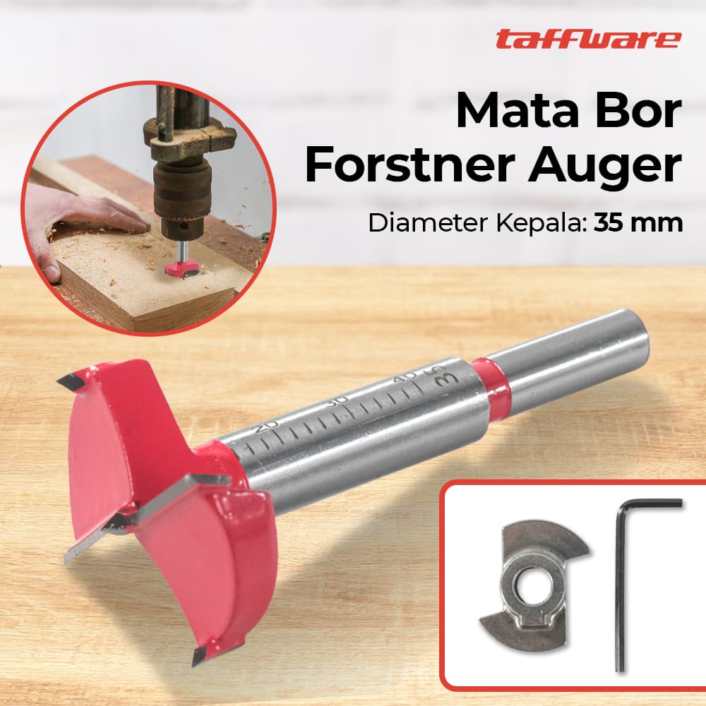 Mata Bor Forstner Auger Drill Bit Wooden Tool 35mm