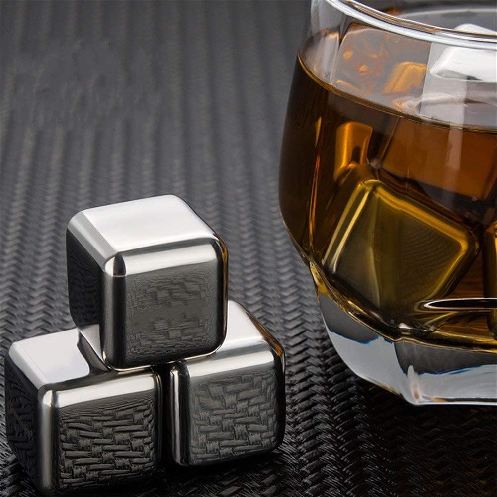 Es Batu Reusable Stainless Steel Ice Cube - Leeseph Es Batu Anti Leleh Reusable Ice Cube Drink Stainless Steel 304 - W0043 HA9XXX_4_PCS_SILVER Es Batu Reusable Stainless Steel Ice Cube - Leeseph Es Batu Anti Leleh Reusable Ice Cube Drink Stainless Steel 304 - W0043 HA9XXX_4_PCS_SILVER