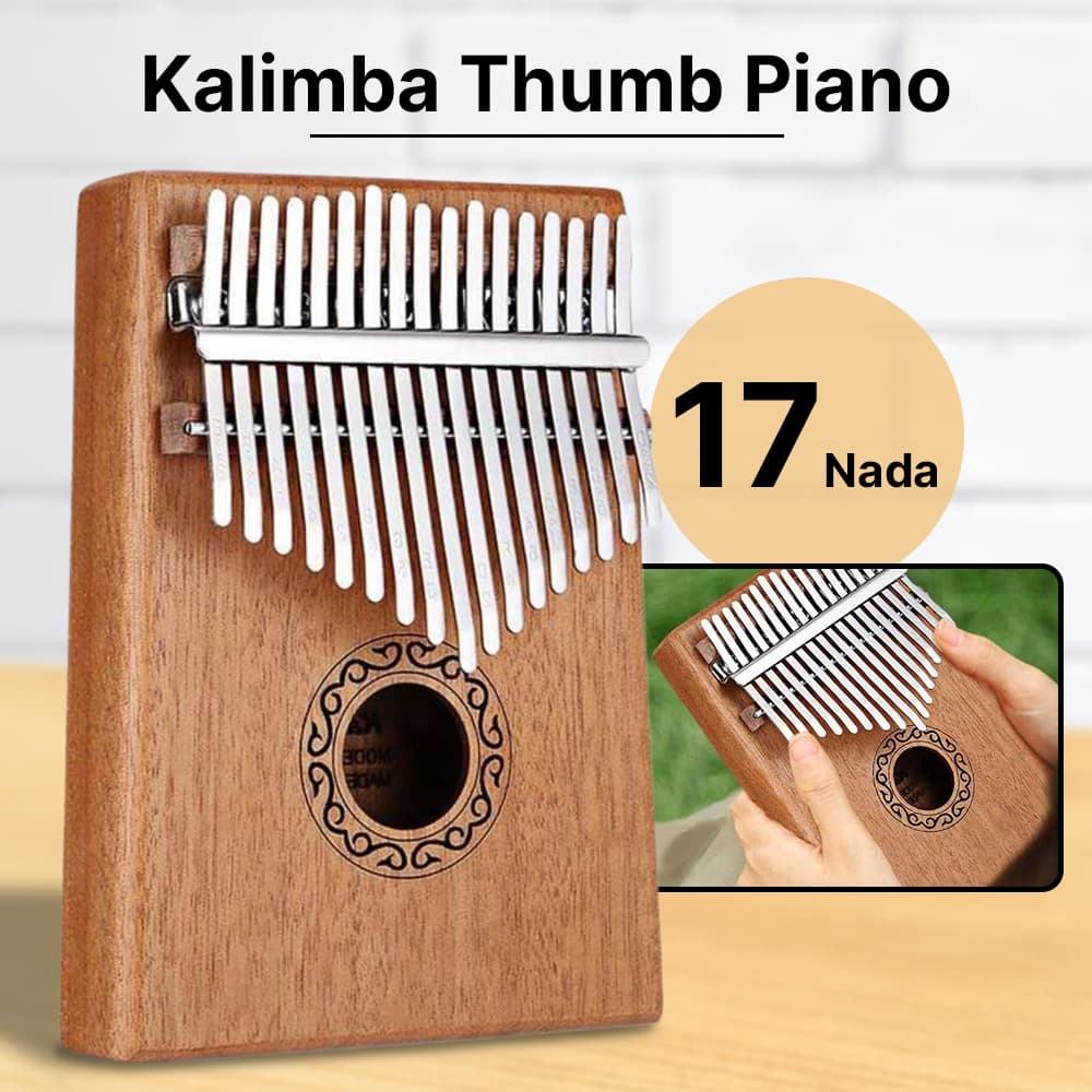 Kalimba Thumb Piano Musical Toys 17 Note Sound