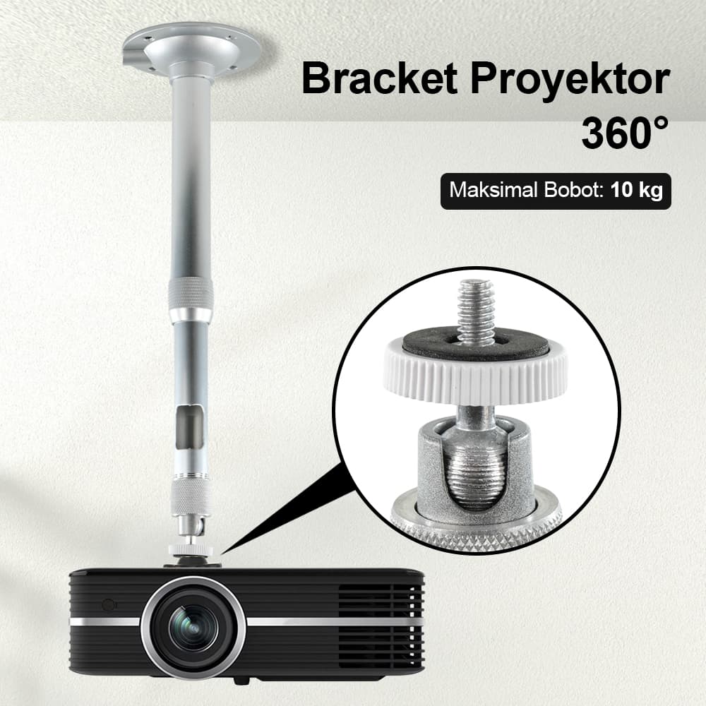 Bracket Proyektor 360 Derajat 10kg