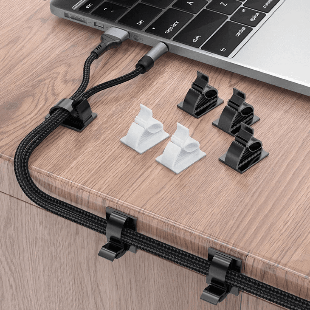 Klip Kabel Tempel Universal Adjustable Cable Clip Holder 50 PCS