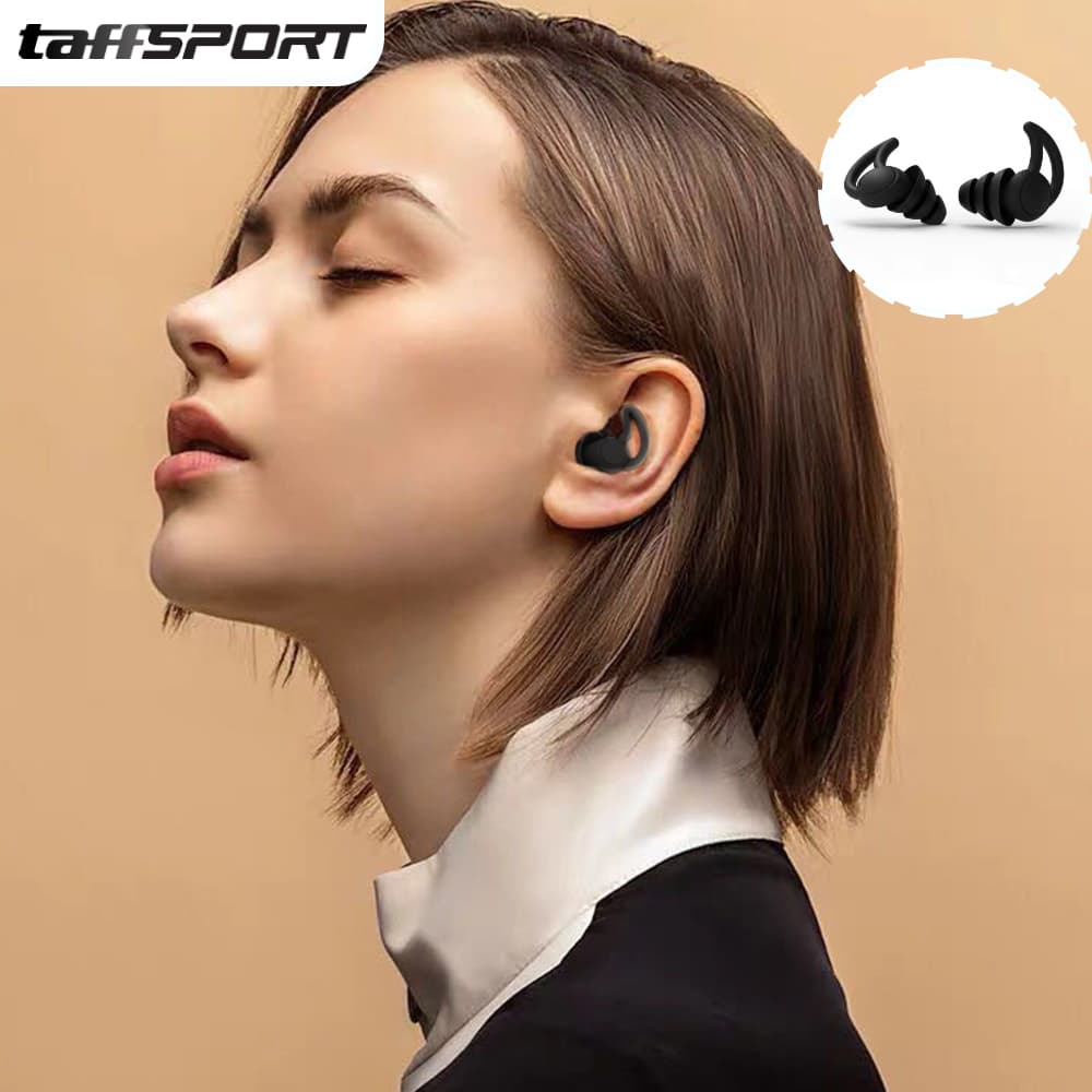 Penutup Telinga Earplug Noise Reduction 3 Layer - TaffSPORT Penutup Telinga Earplug Noise Reduction 3 Layer 1 Pair - VO75 HZOQBK_HITAM Penutup Telinga Earplug Noise Reduction 3 Layer - TaffSPORT Penutup Telinga Earplug Noise Reduction 3 Layer 1 Pair - VO75 HZOQBK_HITAM