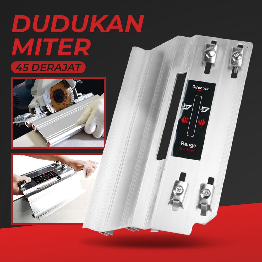 Dudukan Miter 45 Derajat Adapter Mesin Potong Keramik
