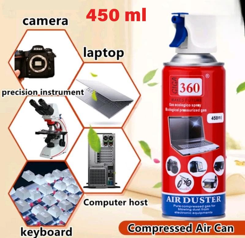 360 Air Duster High Pressure Compressed Gas Semprotan Angin 450ml - GIGA 360 Air Duster High Pressure Compressed Gas Semprotan Angin 450ml - AD997 OTP2RE_MERAH 360 Air Duster High Pressure Compressed Gas Semprotan Angin 450ml - GIGA 360 Air Duster High Pressure Compressed Gas Semprotan Angin 450ml - AD997 OTP2RE_MERAH