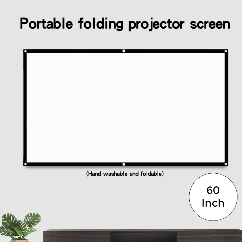 Kain Layar Proyektor High Contrast HD 16:9 Polyester 6 Hooks - LEJIADA Kain Layar Proyektor High Contrast HD 16:9 Polyester 6 Hooks - LJ01 PJ0IWH_60_INCH_PUTIH Kain Layar Proyektor High Contrast HD 16:9 Polyester 6 Hooks - LEJIADA Kain Layar Proyektor High Contrast HD 16:9 Polyester 6 Hooks - LJ01 PJ0IWH_60_INCH_PUTIH