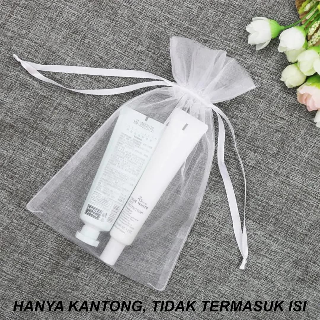 Kantong Serut Kecil Multifungsi Souvenir DIY Organza 100 PCS - SANKIRA Kantong Serut Kecil Multifungsi Souvenir DIY Organza 100 PCS - SXPO01 HT9BWH_PUTIH Kantong Serut Kecil Multifungsi Souvenir DIY Organza 100 PCS - SANKIRA Kantong Serut Kecil Multifungsi Souvenir DIY Organza 100 PCS - SXPO01 HT9BWH_PUTIH
