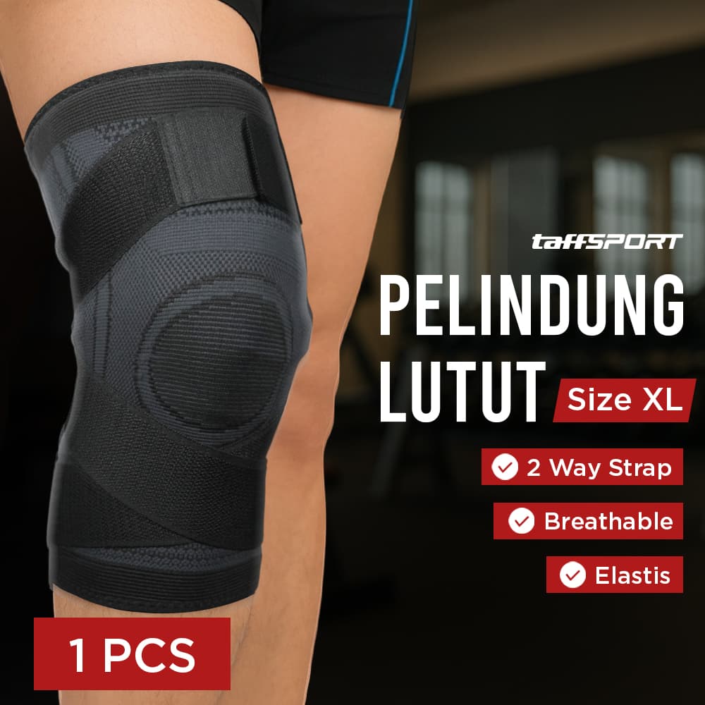 Pelindung Lutut Knee Support Compression Sport Fitness