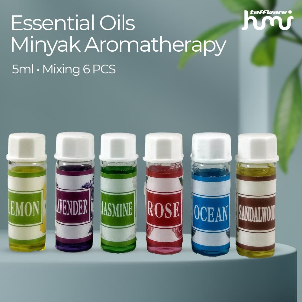 Essential Oils Minyak Aromatherapy 5ml Mixing 6 PCS