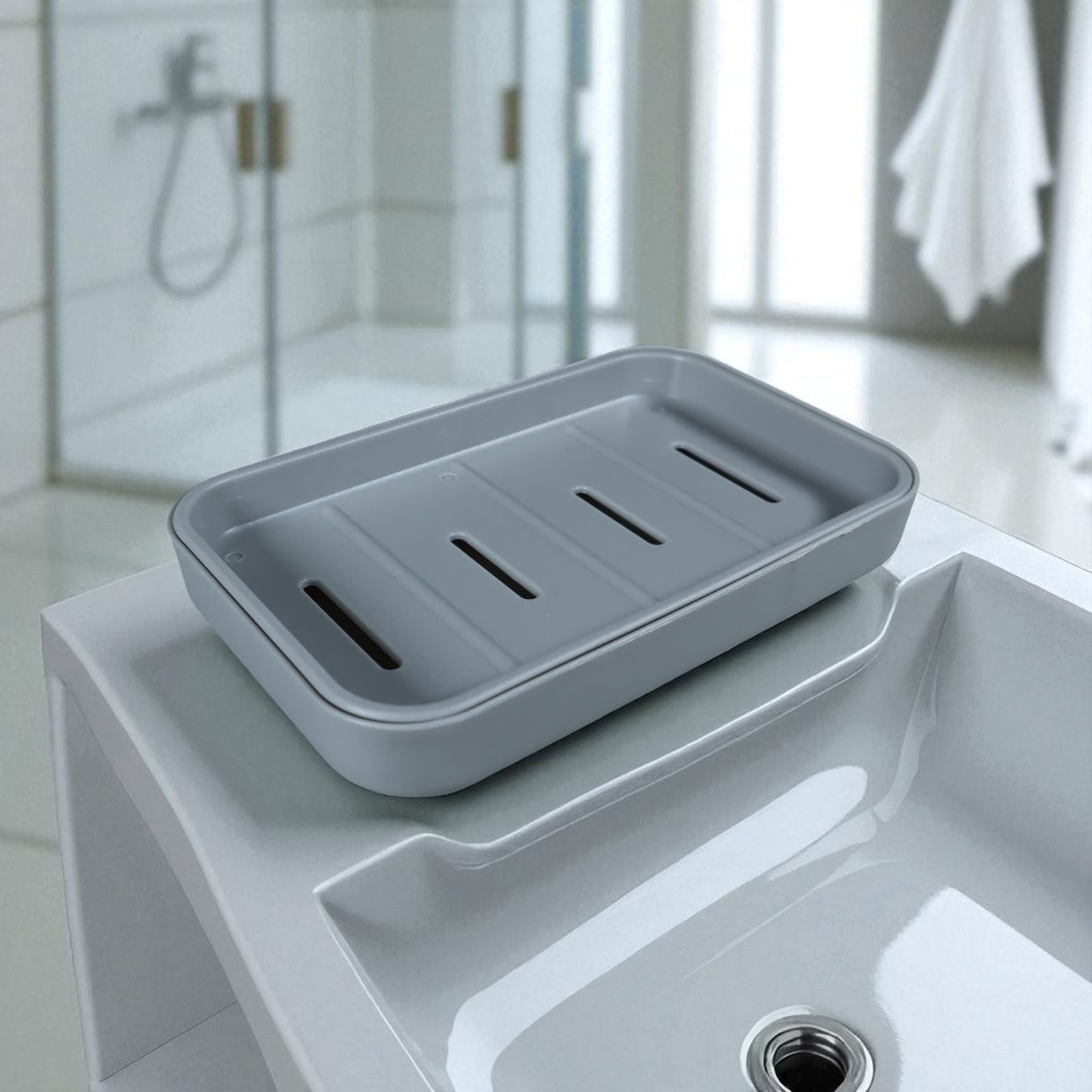 Tempat Sabun Mandi 2 Lapis Container Soap Drain Box