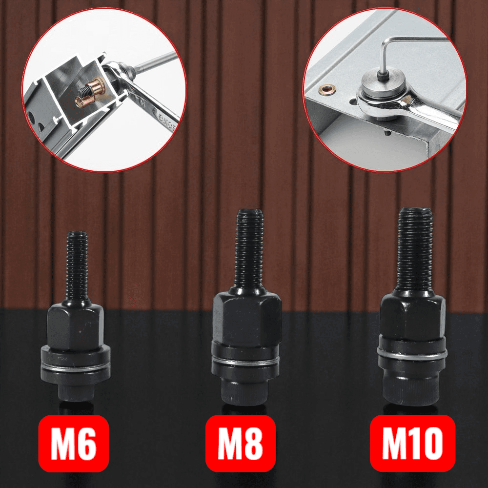 Kepala Hand Rivet Nut Manual Riveter Rivnut 3 PCS
