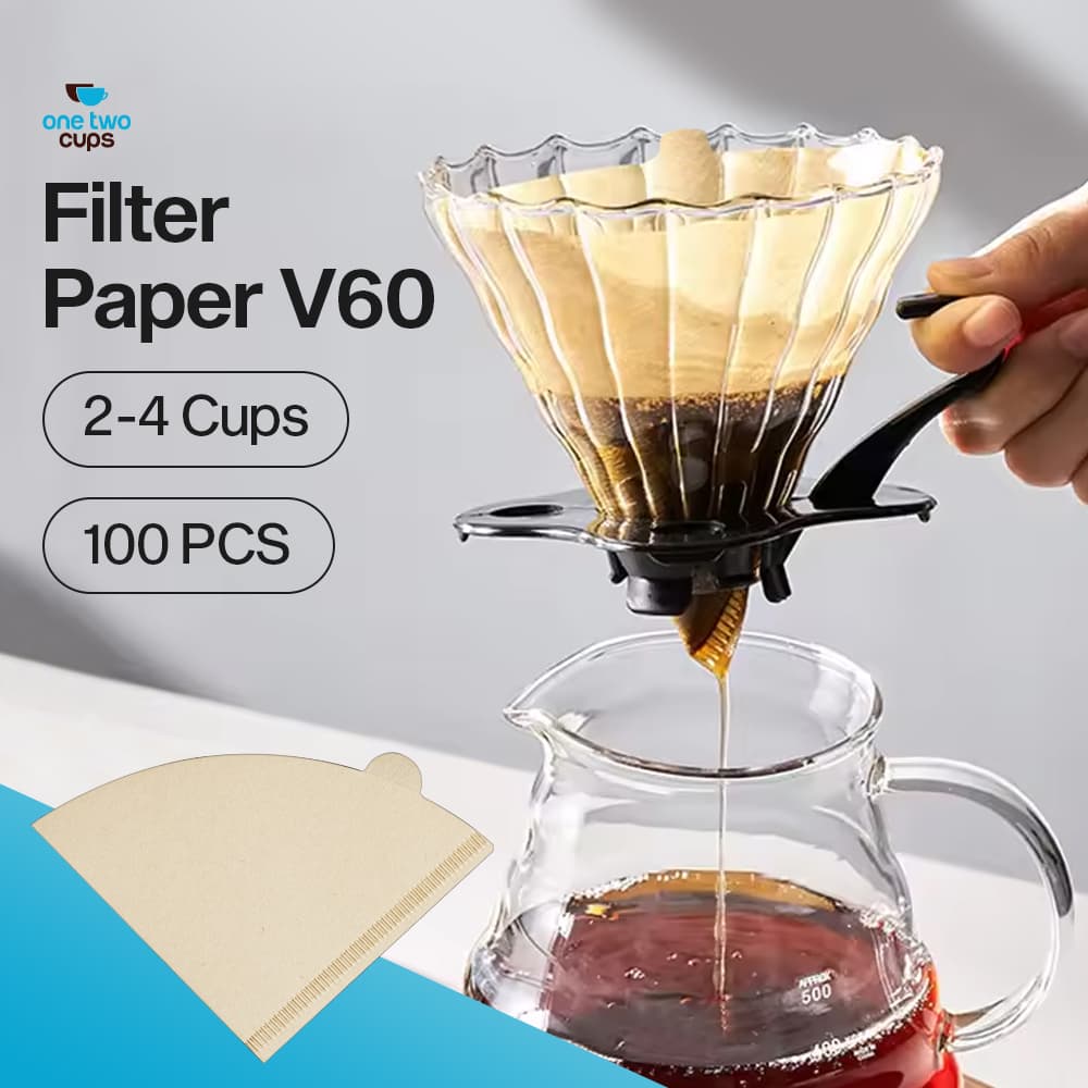 Kertas Saringan Kopi Filter Paper V60 2-4 Cups 100 PCS