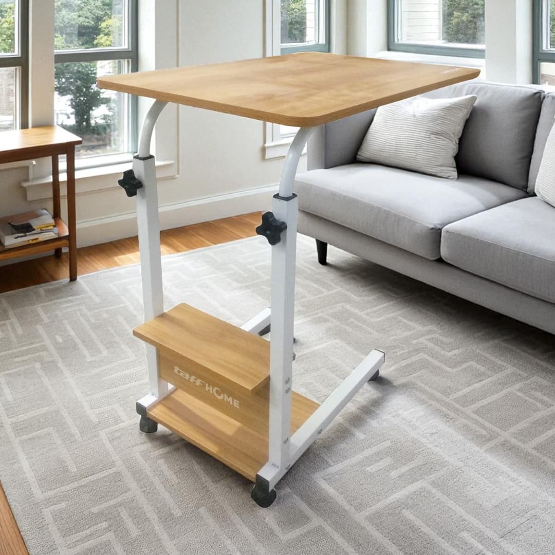 Meja Rak Laptop Adjustable Portable Desk with 1 Rack