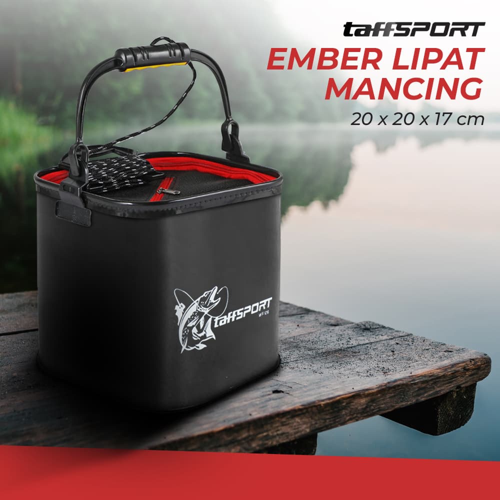 Ember Lipat Mancing Ikan Folding Bucket Handle