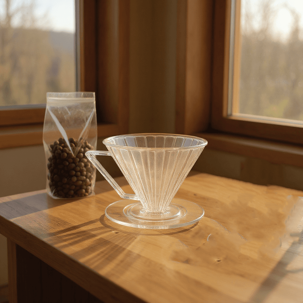 Filter Penyaring Kopi V60 Flower Cone Coffee Dripper