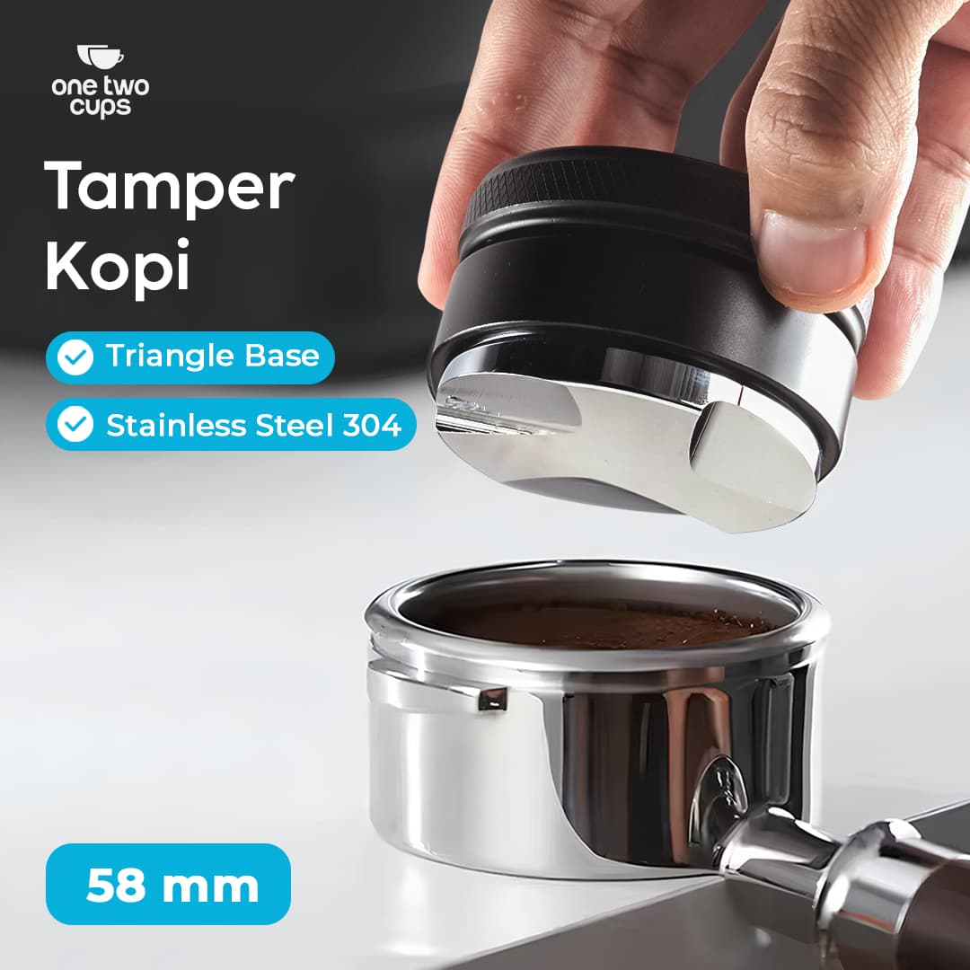 Macaron Tamper Coffee Distribution Tool 3 Angled Base