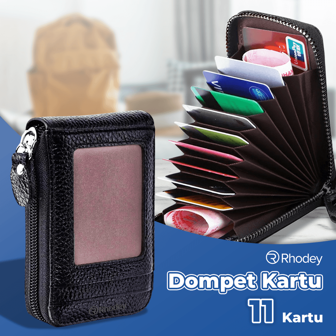 Dompet Kartu Travel Bahan Kulit PU Multifungsi