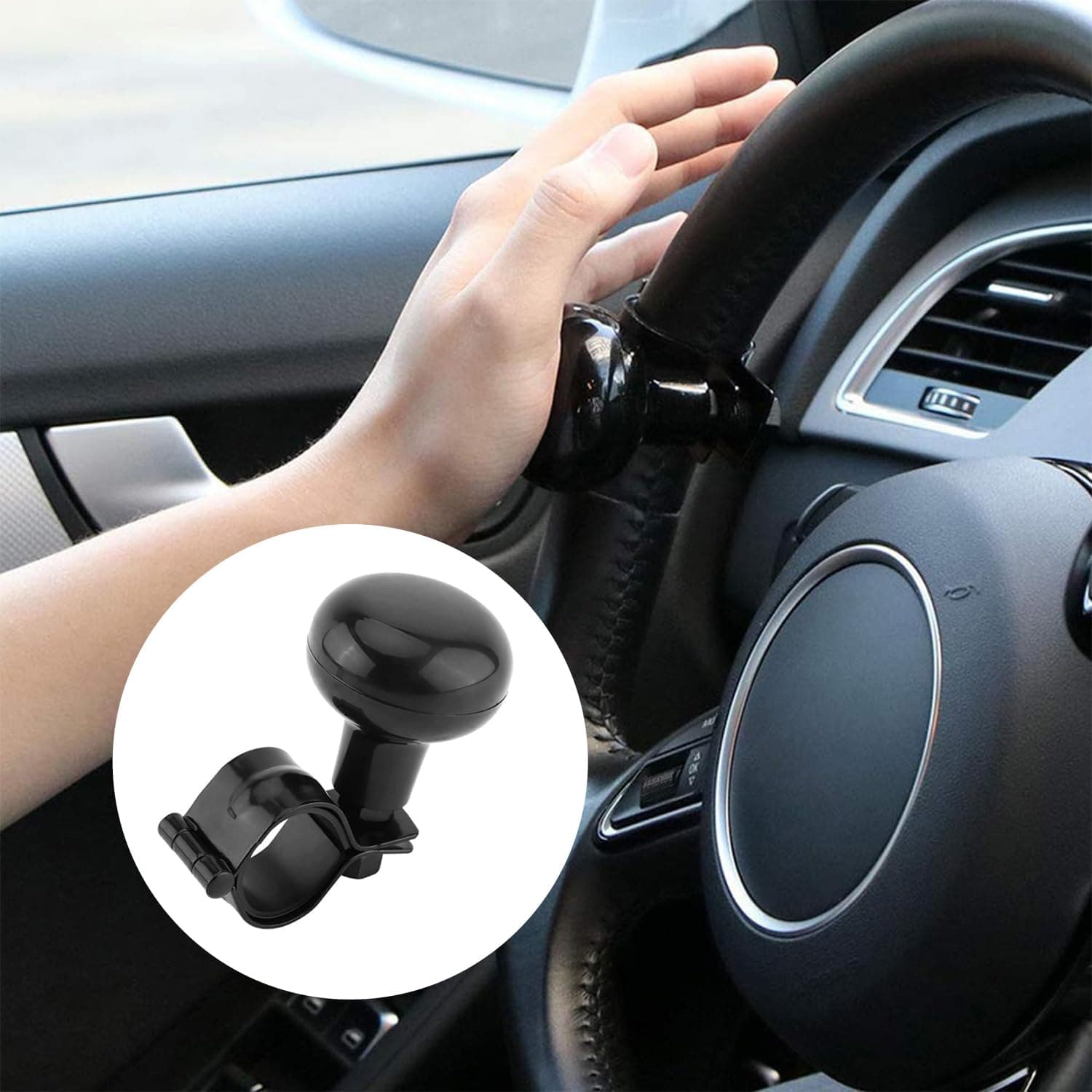 Knob Setir Mobil Universal Steering Wheel Power Ball Control