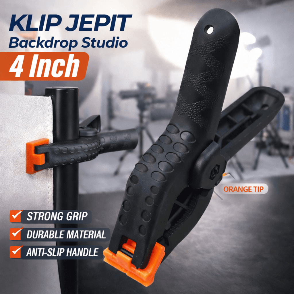 Klip Jepit Backdrop Studio Fotografi Woodworking 4 Inch