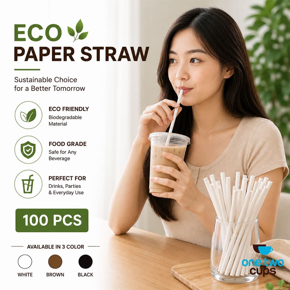 Sedotan Kertas Bungkus Eco Paper Straw 6x197mm 100 PCS - One Two Cups Sedotan Kertas Bungkus Eco Paper Straw 6x197mm 100 PCS - QW95 TP2GWH_PUTIH Sedotan Kertas Bungkus Eco Paper Straw 6x197mm 100 PCS - One Two Cups Sedotan Kertas Bungkus Eco Paper Straw 6x197mm 100 PCS - QW95 TP2GWH_PUTIH