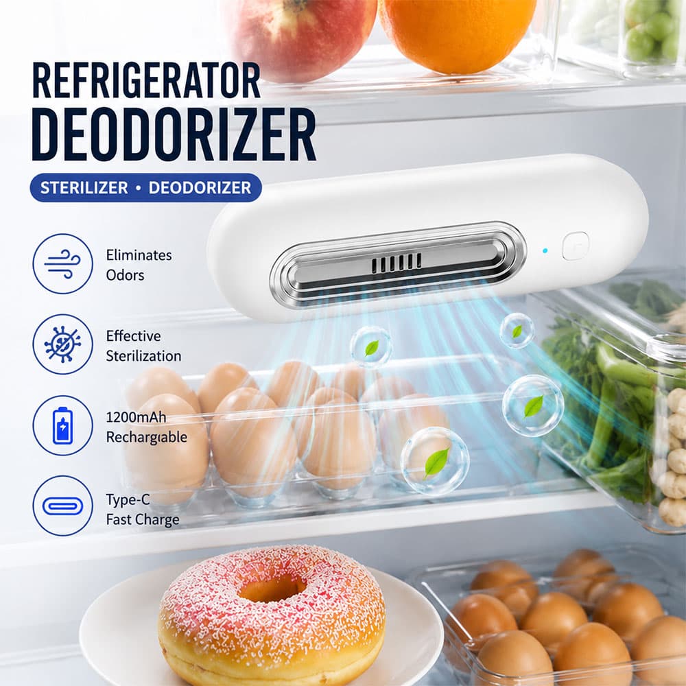 Penghilang Bau Kulkas Sterilizer Deodorizer Refrigerator 1200mAh - HOMGE Penghilang Bau Kulkas Sterilizer Deodorizer Refrigerator 1200mAh - HM-12 HKE4WH_PUTIH Penghilang Bau Kulkas Sterilizer Deodorizer Refrigerator 1200mAh - HOMGE Penghilang Bau Kulkas Sterilizer Deodorizer Refrigerator 1200mAh - HM-12 HKE4WH_PUTIH