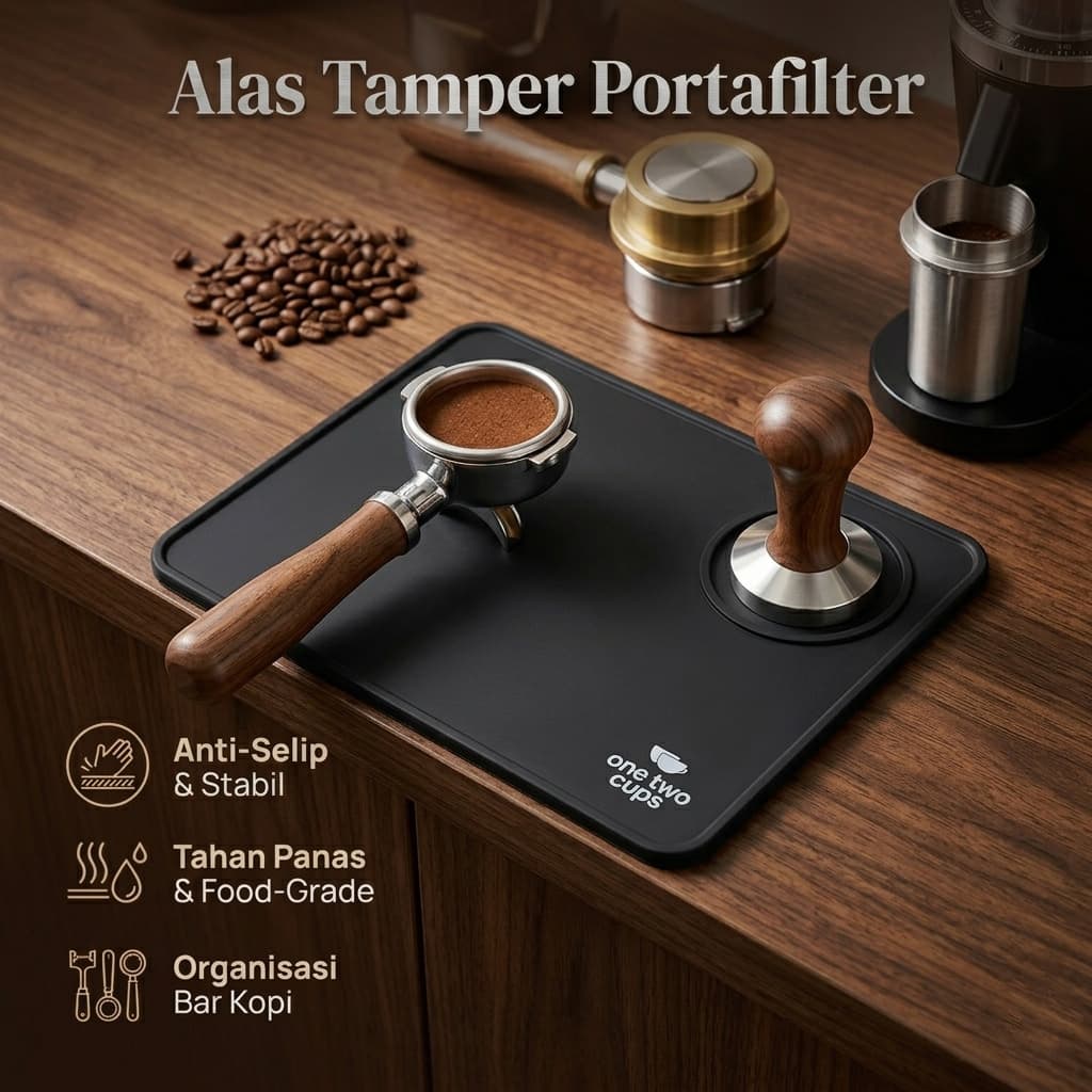 Alas Tamper Tamping Mat Espresso Silicone Portafilter