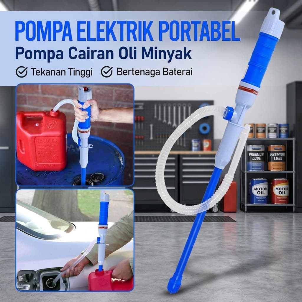 Pompa Cairan Oli Minyak Water Liquid Transfer Pump