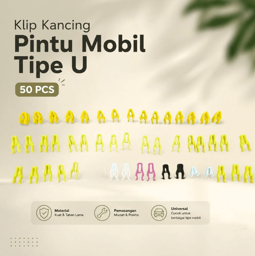 Klip Kancing Pintu Mobil Dashboard Door Trim Buckle Seal 50 PCS