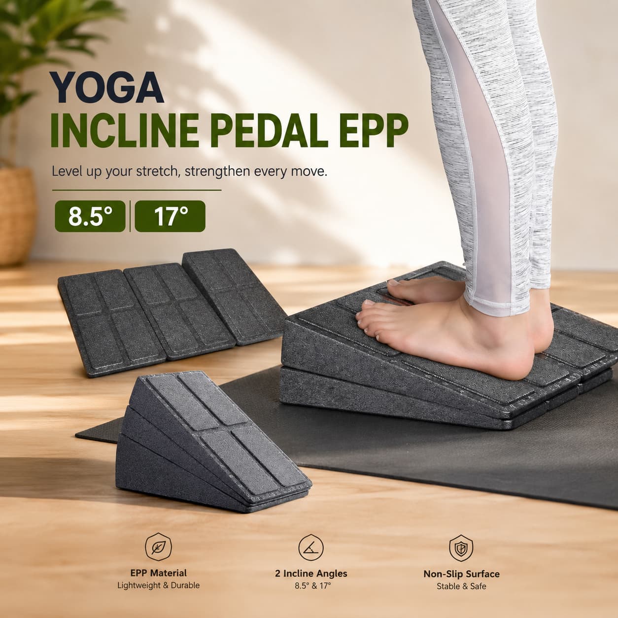 Yoga Fitness Incline Pedal EPP Papan Busa Peregangan Betis - YFASHION Yoga Fitness Incline Pedal EPP Papan Busa Peregangan Betis - YYF2 OR16BK_HITAM Yoga Fitness Incline Pedal EPP Papan Busa Peregangan Betis - YFASHION Yoga Fitness Incline Pedal EPP Papan Busa Peregangan Betis - YYF2 OR16BK_HITAM