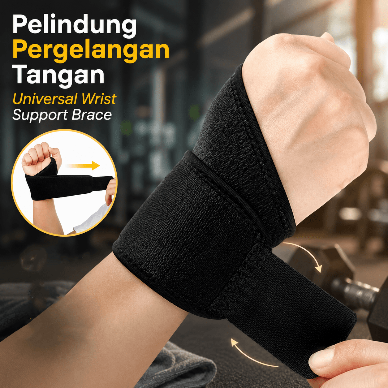 Pelindung Pergelangan Tangan Universal Wrist Support Brace