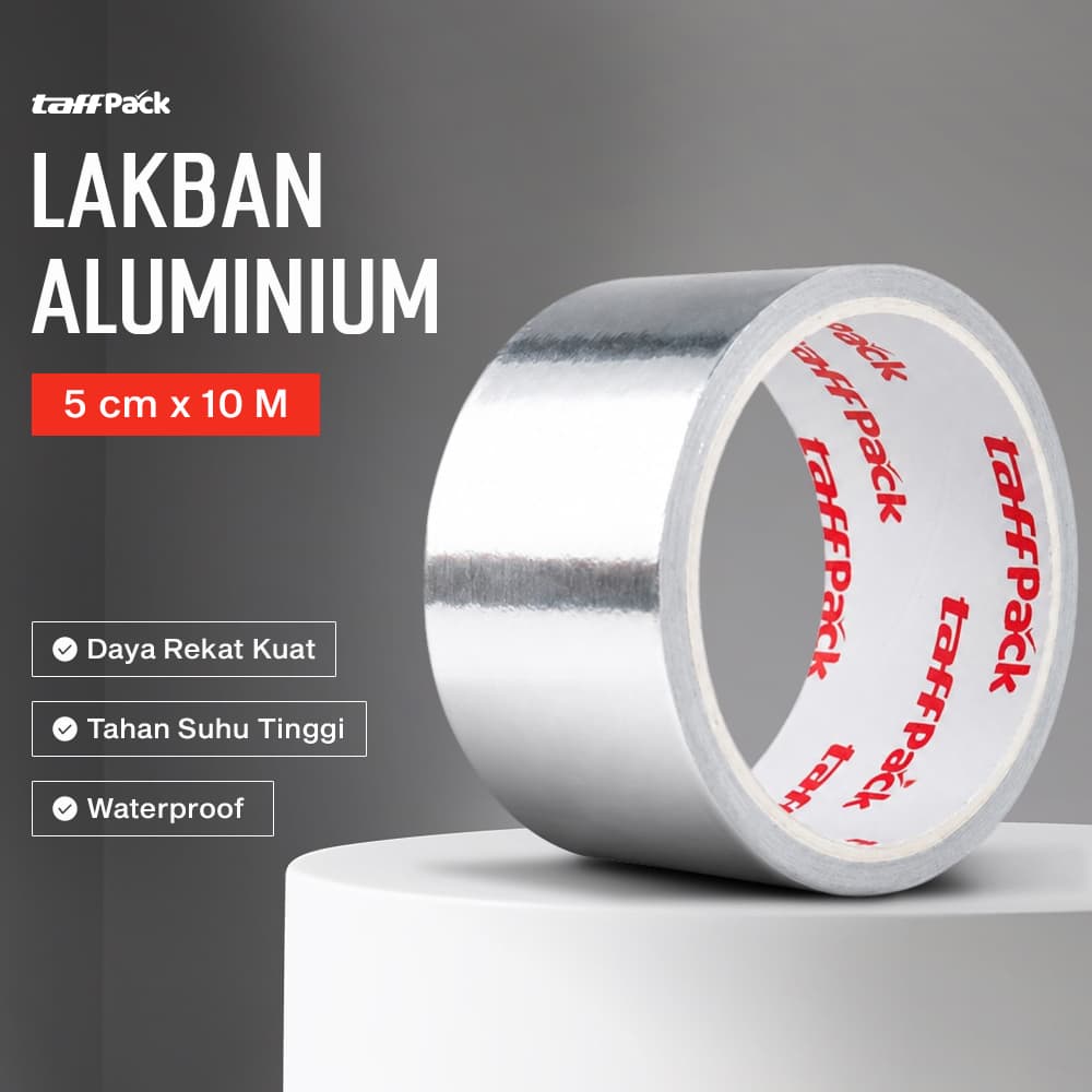 Lakban Aluminium Foil Tape Tahan Panas Anti Bocor