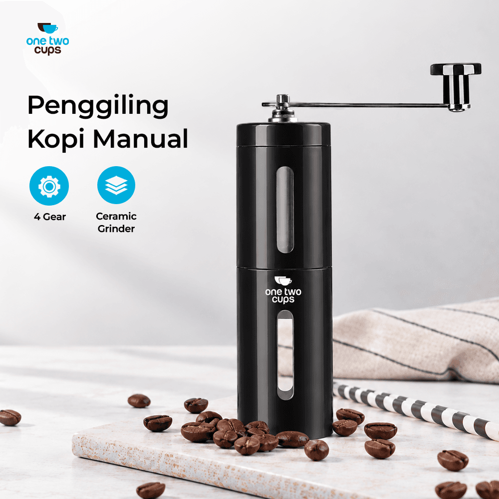Alat Penggiling Kopi Manual Coffee Grinder Adjustable 60g